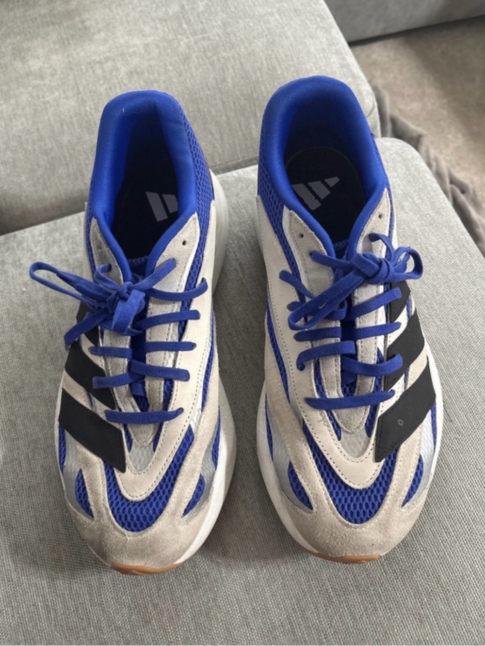 adidas Royal Blue and Black Athletic Sneakers